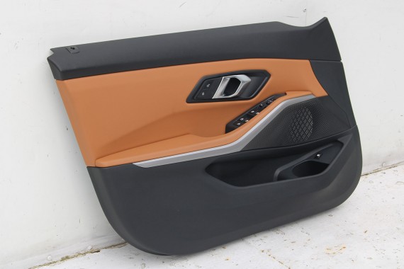 BMW 3 G20 FOTELE KOMPLET FOTELI siedzeń siedzenia tapicerka KHKC Sensatec perforiert/cognac erweitert + boczki + podłokietnik