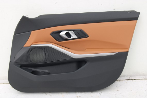 BMW 3 G20 FOTELE KOMPLET FOTELI siedzeń siedzenia tapicerka KHKC Sensatec perforiert/cognac erweitert + boczki + podłokietnik