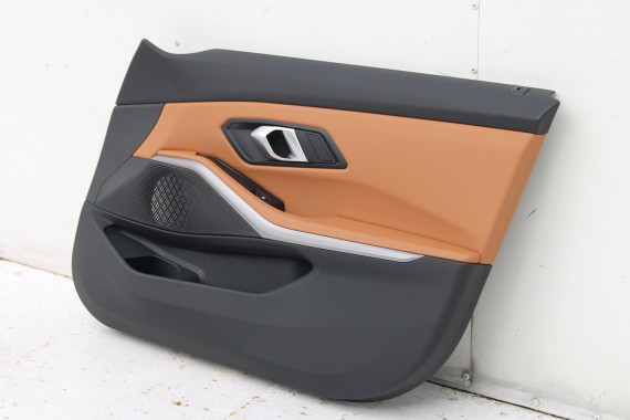 BMW 3 G20 FOTELE KOMPLET FOTELI siedzeń siedzenia tapicerka KHKC Sensatec perforiert/cognac erweitert + boczki + podłokietnik