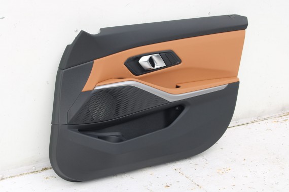 BMW 3 G20 FOTELE KOMPLET FOTELI siedzeń siedzenia tapicerka KHKC Sensatec perforiert/cognac erweitert + boczki + podłokietnik