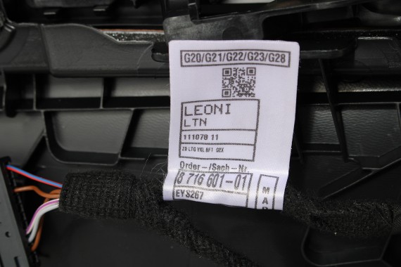 BMW 3 G20 FOTELE KOMPLET FOTELI siedzeń siedzenia tapicerka KHKC Sensatec perforiert/cognac erweitert + boczki + podłokietnik