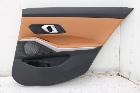 BMW 3 G20 FOTELE KOMPLET FOTELI siedzeń siedzenia tapicerka KHKC Sensatec perforiert/cognac erweitert + boczki + podłokietnik