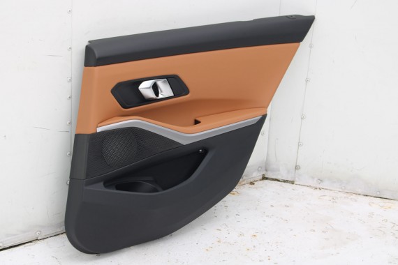 BMW 3 G20 FOTELE KOMPLET FOTELI siedzeń siedzenia tapicerka KHKC Sensatec perforiert/cognac erweitert + boczki + podłokietnik