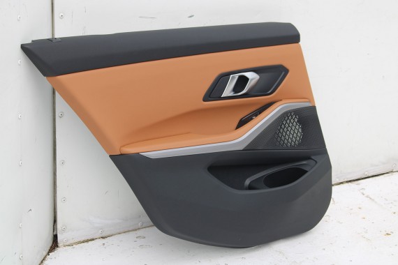 BMW 3 G20 FOTELE KOMPLET FOTELI siedzeń siedzenia tapicerka KHKC Sensatec perforiert/cognac erweitert + boczki + podłokietnik