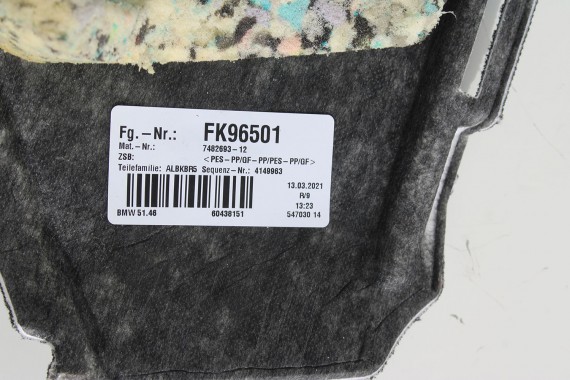 BMW 3 G20 PÓŁKA TYLNA TYŁ BAGAŻNIKA 7482693 7433231 7482696 51477433231 7482693 51467482693 7482693 7482693 7482693 7482693 LCi