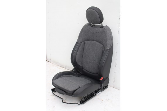 MINI COUNTRYMAN F60 FOTELE KOMPLET FOTELI siedzeń siedzenia tapicerka +boczki drzwiowe KDE1 Stoff/Leatherette Pearl/carbon-black