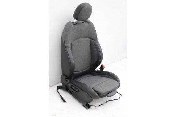 MINI COUNTRYMAN F60 FOTELE KOMPLET FOTELI siedzeń siedzenia tapicerka +boczki drzwiowe KDE1 Stoff/Leatherette Pearl/carbon-black
