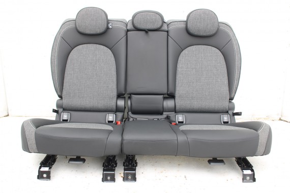 MINI COUNTRYMAN F60 FOTELE KOMPLET FOTELI siedzeń siedzenia tapicerka +boczki drzwiowe KDE1 Stoff/Leatherette Pearl/carbon-black