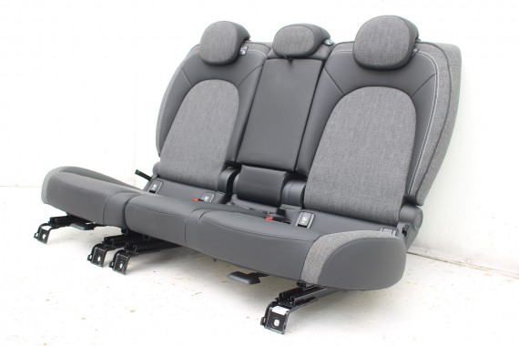 MINI COUNTRYMAN F60 FOTELE KOMPLET FOTELI siedzeń siedzenia tapicerka +boczki drzwiowe KDE1 Stoff/Leatherette Pearl/carbon-black