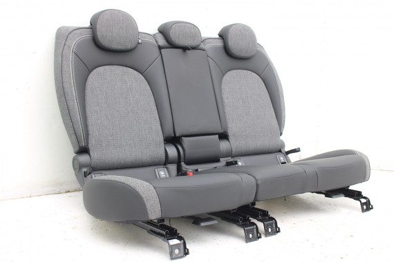 MINI COUNTRYMAN F60 FOTELE KOMPLET FOTELI siedzeń siedzenia tapicerka +boczki drzwiowe KDE1 Stoff/Leatherette Pearl/carbon-black