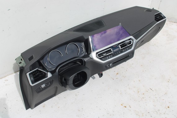 BMW 3 G20 G21 KONSOLA PULPIT DESKA ROZDZIELCZA KOKPIT PULPIT M3 G80 G81 4 M4 G22 G23 G26 G82 G83 skóra BMW 3 G20 G21 KONSOLA