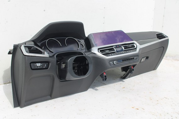 BMW 3 G20 G21 KONSOLA PULPIT DESKA ROZDZIELCZA KOKPIT PULPIT M3 G80 G81 4 M4 G22 G23 G26 G82 G83 skóra BMW 3 G20 G21 KONSOLA