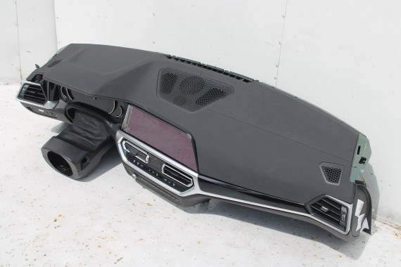 BMW 3 G20 G21 KONSOLA PULPIT DESKA ROZDZIELCZA KOKPIT PULPIT M3 G80 G81 4 M4 G22 G23 G26 G82 G83 skóra BMW 3 G20 G21 KONSOLA