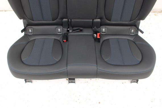 BMW X2 F39 FOTELE KOMPLET FOTELI siedzeń siedzenia tapicerka M PAKIET HKSW Stoff Micro Hexagon Sensatec schwarz +boczki drzwiowe