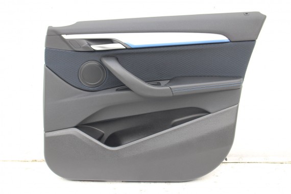 BMW X2 F39 FOTELE KOMPLET FOTELI siedzeń siedzenia tapicerka M PAKIET HKSW Stoff Micro Hexagon Sensatec schwarz +boczki drzwiowe