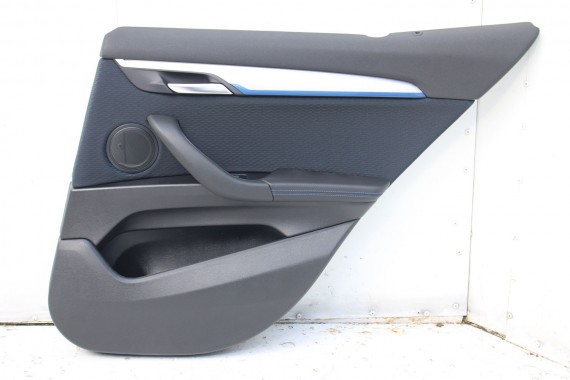 BMW X2 F39 FOTELE KOMPLET FOTELI siedzeń siedzenia tapicerka M PAKIET HKSW Stoff Micro Hexagon Sensatec schwarz +boczki drzwiowe