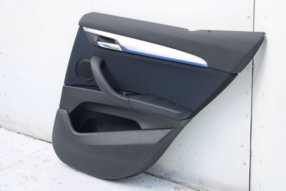 BMW X2 F39 FOTELE KOMPLET FOTELI siedzeń siedzenia tapicerka M PAKIET HKSW Stoff Micro Hexagon Sensatec schwarz +boczki drzwiowe