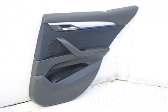 BMW X2 F39 FOTELE KOMPLET FOTELI siedzeń siedzenia tapicerka M PAKIET HKSW Stoff Micro Hexagon Sensatec schwarz +boczki drzwiowe