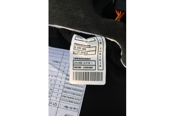 BMW X2 F39 FOTELE KOMPLET FOTELI siedzeń siedzenia tapicerka M PAKIET HKSW Stoff Micro Hexagon Sensatec schwarz +boczki drzwiowe