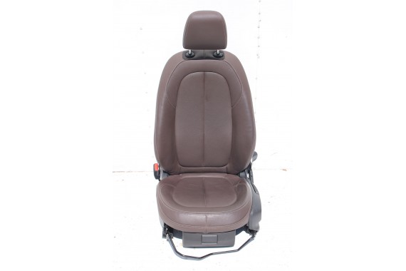 BMW X1 F48 FOTELE KOMPLET FOTELI siedzeń siedzenia tapicerka PDMZ Leder Dakota perforiert/mocca + boczki drzwiowe + podłokietnik