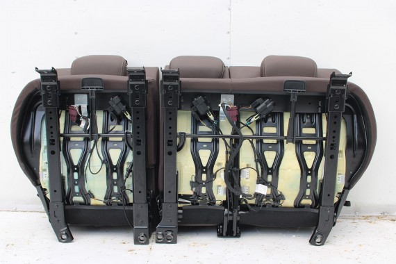 BMW X1 F48 FOTELE KOMPLET FOTELI siedzeń siedzenia tapicerka PDMZ Leder Dakota perforiert/mocca + boczki drzwiowe + podłokietnik