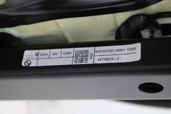BMW X1 F48 FOTELE KOMPLET FOTELI siedzeń siedzenia tapicerka PDMZ Leder Dakota perforiert/mocca + boczki drzwiowe + podłokietnik