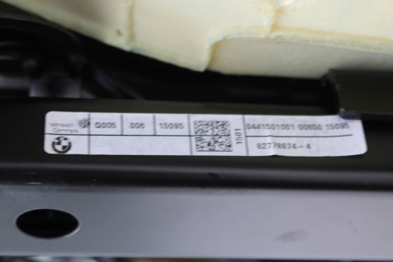 BMW X1 F48 FOTELE KOMPLET FOTELI siedzeń siedzenia tapicerka PDMZ Leder Dakota perforiert/mocca + boczki drzwiowe + podłokietnik