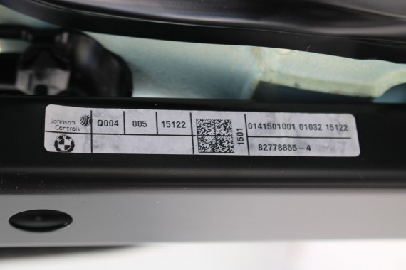 BMW X1 F48 FOTELE KOMPLET FOTELI siedzeń siedzenia tapicerka PDMZ Leder Dakota perforiert/mocca + boczki drzwiowe + podłokietnik