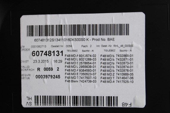 BMW X1 F48 FOTELE KOMPLET FOTELI siedzeń siedzenia tapicerka PDMZ Leder Dakota perforiert/mocca + boczki drzwiowe + podłokietnik