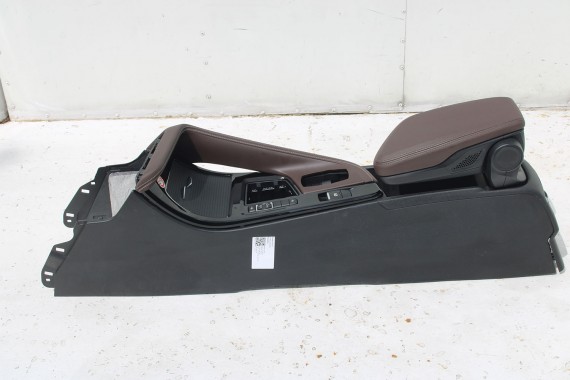 BMW X1 F48 FOTELE KOMPLET FOTELI siedzeń siedzenia tapicerka PDMZ Leder Dakota perforiert/mocca + boczki drzwiowe + podłokietnik
