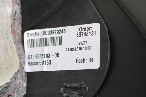 BMW X1 F48 FOTELE KOMPLET FOTELI siedzeń siedzenia tapicerka PDMZ Leder Dakota perforiert/mocca + boczki drzwiowe + podłokietnik