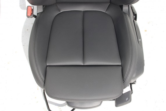BMW 2 F44 FOTELE KOMPLET FOTELI siedzeń siedzenia tapicerka M PAKIET KCSW Sensatec/schwarz + boczki drzwiowe LCi GRAND COUPE