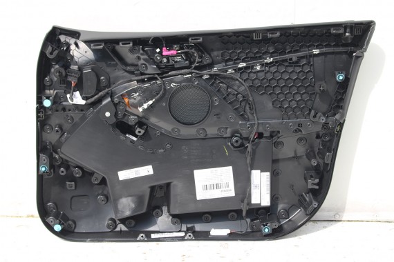 BMW 2 F44 FOTELE KOMPLET FOTELI siedzeń siedzenia tapicerka M PAKIET KCSW Sensatec/schwarz + boczki drzwiowe LCi GRAND COUPE