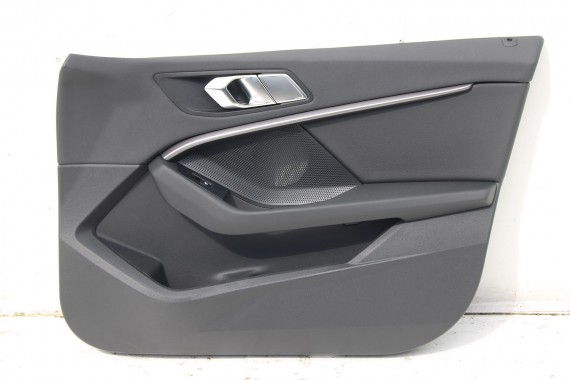 BMW 2 F44 FOTELE KOMPLET FOTELI siedzeń siedzenia tapicerka M PAKIET KCSW Sensatec/schwarz + boczki drzwiowe LCi GRAND COUPE