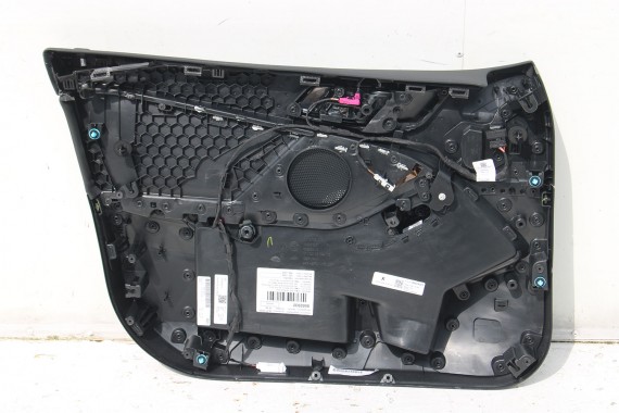 BMW 2 F44 FOTELE KOMPLET FOTELI siedzeń siedzenia tapicerka M PAKIET KCSW Sensatec/schwarz + boczki drzwiowe LCi GRAND COUPE