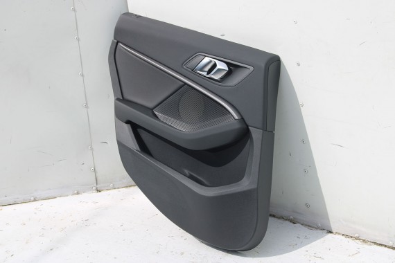 BMW 2 F44 FOTELE KOMPLET FOTELI siedzeń siedzenia tapicerka M PAKIET KCSW Sensatec/schwarz + boczki drzwiowe LCi GRAND COUPE