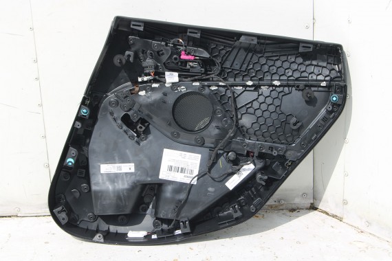 BMW 2 F44 FOTELE KOMPLET FOTELI siedzeń siedzenia tapicerka M PAKIET KCSW Sensatec/schwarz + boczki drzwiowe LCi GRAND COUPE