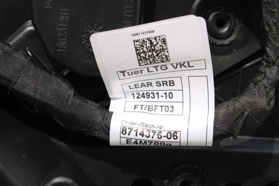 BMW 2 F44 FOTELE KOMPLET FOTELI siedzeń siedzenia tapicerka M PAKIET KCSW Sensatec/schwarz + boczki drzwiowe LCi GRAND COUPE