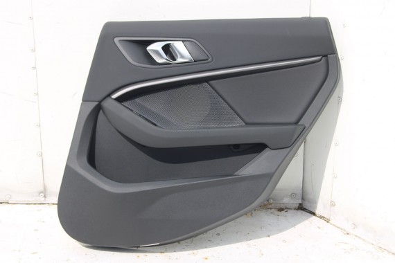 BMW 2 F44 FOTELE KOMPLET FOTELI siedzeń siedzenia tapicerka M PAKIET KCSW Sensatec/schwarz + boczki drzwiowe LCi GRAND COUPE
