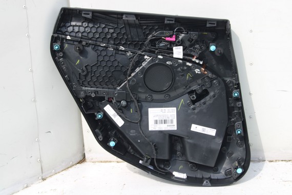 BMW 2 F44 FOTELE KOMPLET FOTELI siedzeń siedzenia tapicerka M PAKIET KCSW Sensatec/schwarz + boczki drzwiowe LCi GRAND COUPE