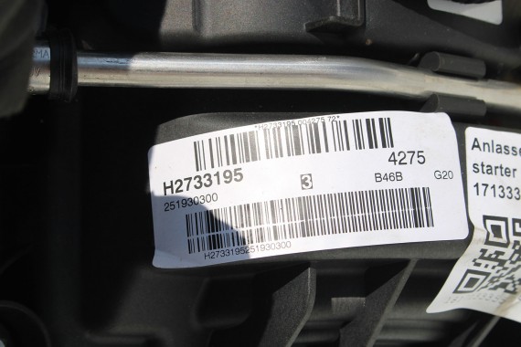 BMW 3 SILNIK 2.0 B46 B20B B46 B20 B B20B B46B20B benzyna G20 G21 G30  G38 G29 B46B20B B46 B20 B B46B20 B46 B20B B20 B B46B20B