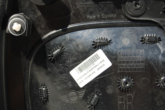 MINI COUNTRYMAN F60 FOTELE KOMPLET FOTELI siedzeń siedzenia tapicerka +boczki drzwiowe KDE1 Stoff/Leatherette Pearl/carbon-black