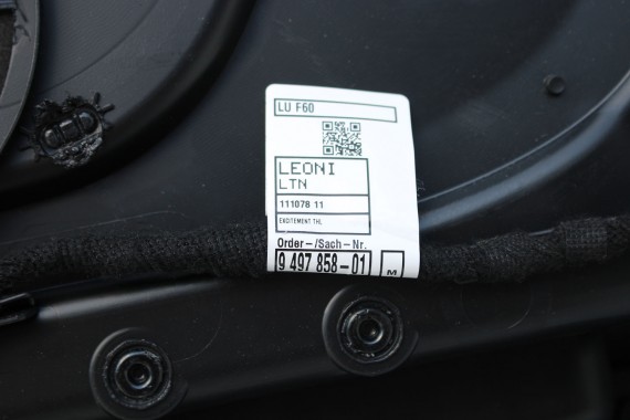 MINI COUNTRYMAN F60 FOTELE KOMPLET FOTELI siedzeń siedzenia tapicerka +boczki drzwiowe KDE1 Stoff/Leatherette Pearl/carbon-black
