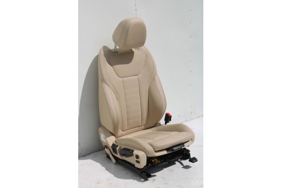 BMW X4 G02 FOTELE KOMPLET FOTELI siedzeń siedzenia tapicerka M PAKIET + boczki drzwiowe MAFO Vernasca/canberra-beige Dekorstep.