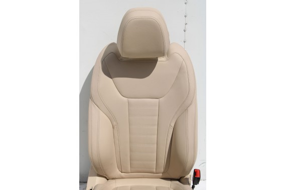 BMW X4 G02 FOTELE KOMPLET FOTELI siedzeń siedzenia tapicerka M PAKIET + boczki drzwiowe MAFO Vernasca/canberra-beige Dekorstep.