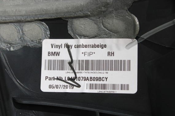 BMW X4 G02 FOTELE KOMPLET FOTELI siedzeń siedzenia tapicerka M PAKIET + boczki drzwiowe MAFO Vernasca/canberra-beige Dekorstep.