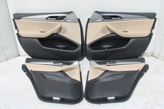 BMW X4 G02 FOTELE KOMPLET FOTELI siedzeń siedzenia tapicerka M PAKIET + boczki drzwiowe MAFO Vernasca/canberra-beige Dekorstep.