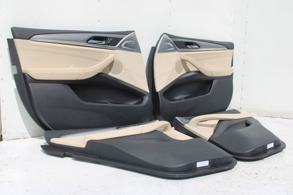 BMW X4 G02 FOTELE KOMPLET FOTELI siedzeń siedzenia tapicerka M PAKIET + boczki drzwiowe MAFO Vernasca/canberra-beige Dekorstep.