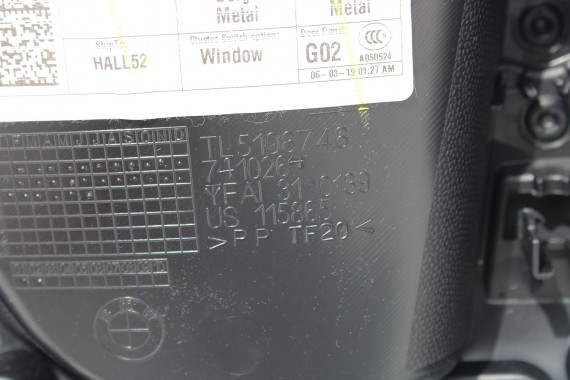 BMW X4 G02 FOTELE KOMPLET FOTELI siedzeń siedzenia tapicerka M PAKIET + boczki drzwiowe MAFO Vernasca/canberra-beige Dekorstep.
