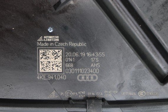 AUDI E TRON PRZÓD Matrix maska błotniki zderzak pas przedni lampy wzmocnienie błotnik lampa 2Y 	LS9R 	Gletscherweiss Biały ETRON